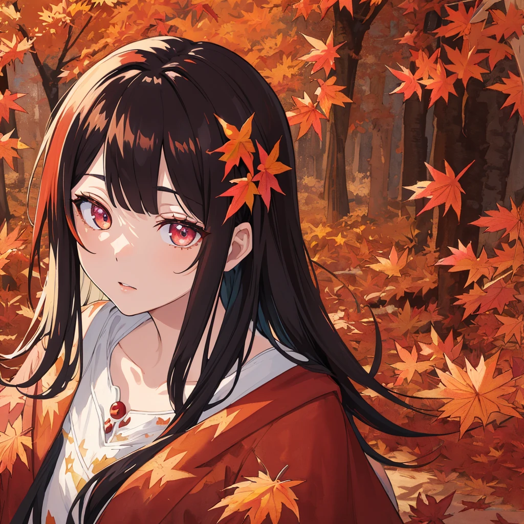 (best quality),(masterpiece:1.2), (colorful:0.9), (ink splashing),(color splashing),((watercolor)), clear sharp focus,
(portrait goddess of autumn:1.5), cute expression,elegant red colored haircut, beautyfull detailed face and eyes, elegant goddess clothing, autumn forest background,
colorwater