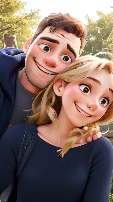 Couples are smile
