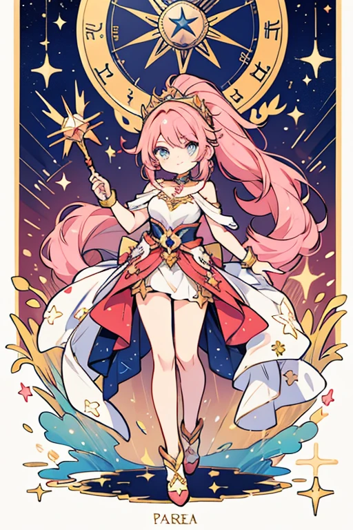 anime style; 3d; glitter; horoscope sign Cancer diva;