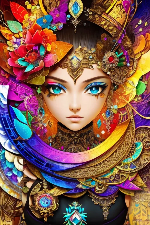 ((best quality)), ((masterpiece)), (detailed),
In a unique digital illustration,
A mesmerizing blend of art styles and visual elements comes together to create an extraordinary piece. (Mixed media fusion:1.3), (eclectic aesthetics:1.2), and (experimental techniques:1.1) are skillfully combined to push the boundaries of creativity. The illustration captivates viewers with its innovative approach and thought-provoking imagery.

Create a unique digital illustration that explores the fusion of different art styles and visual elements. Experiment with various techniques, such as mixed media, to create a visually striking composition. Embrace eclectic aesthetics and challenge conventional norms. Let your creativity shine by incorporating unexpected elements and pushing the boundaries of traditional digital art. Craft a masterpiece that captivates viewers and sparks their imagination.