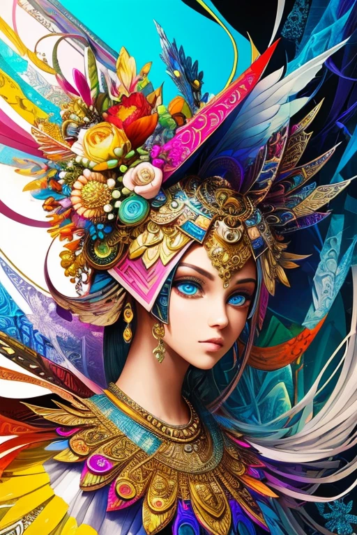 ((best quality)), ((masterpiece)), (detailed),
In a unique digital illustration,
A mesmerizing blend of art styles and visual elements comes together to create an extraordinary piece. (Mixed media fusion:1.3), (eclectic aesthetics:1.2), and (experimental techniques:1.1) are skillfully combined to push the boundaries of creativity. The illustration captivates viewers with its innovative approach and thought-provoking imagery.

Create a unique digital illustration that explores the fusion of different art styles and visual elements. Experiment with various techniques, such as mixed media, to create a visually striking composition. Embrace eclectic aesthetics and challenge conventional norms. Let your creativity shine by incorporating unexpected elements and pushing the boundaries of traditional digital art. Craft a masterpiece that captivates viewers and sparks their imagination.
