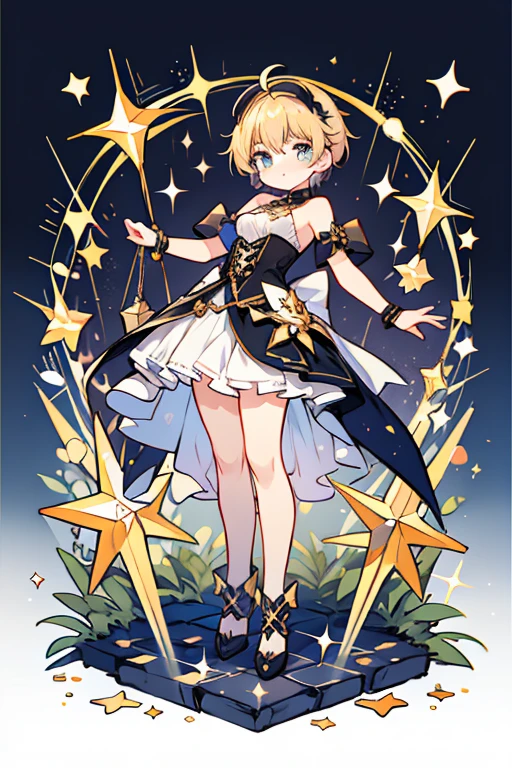 anime style; 3d; glitter; horoscope sign Scorpius diva