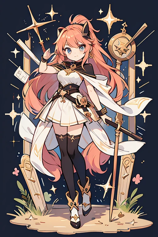 anime style; 3d; glitter; horoscope sign Sagittarius diva