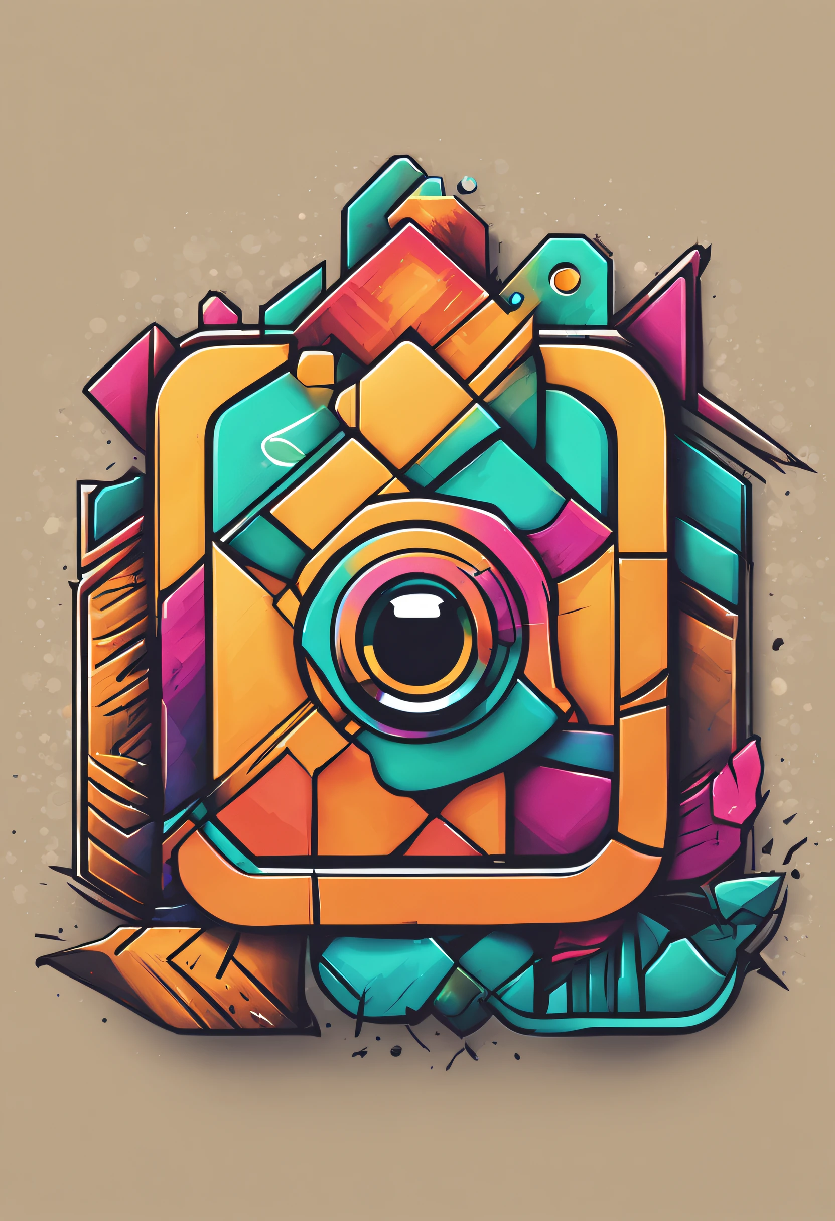 crie uma imagem em 4k de uma logotipo para perfil no instagram voltado para o marketing digital com o nome clickcra