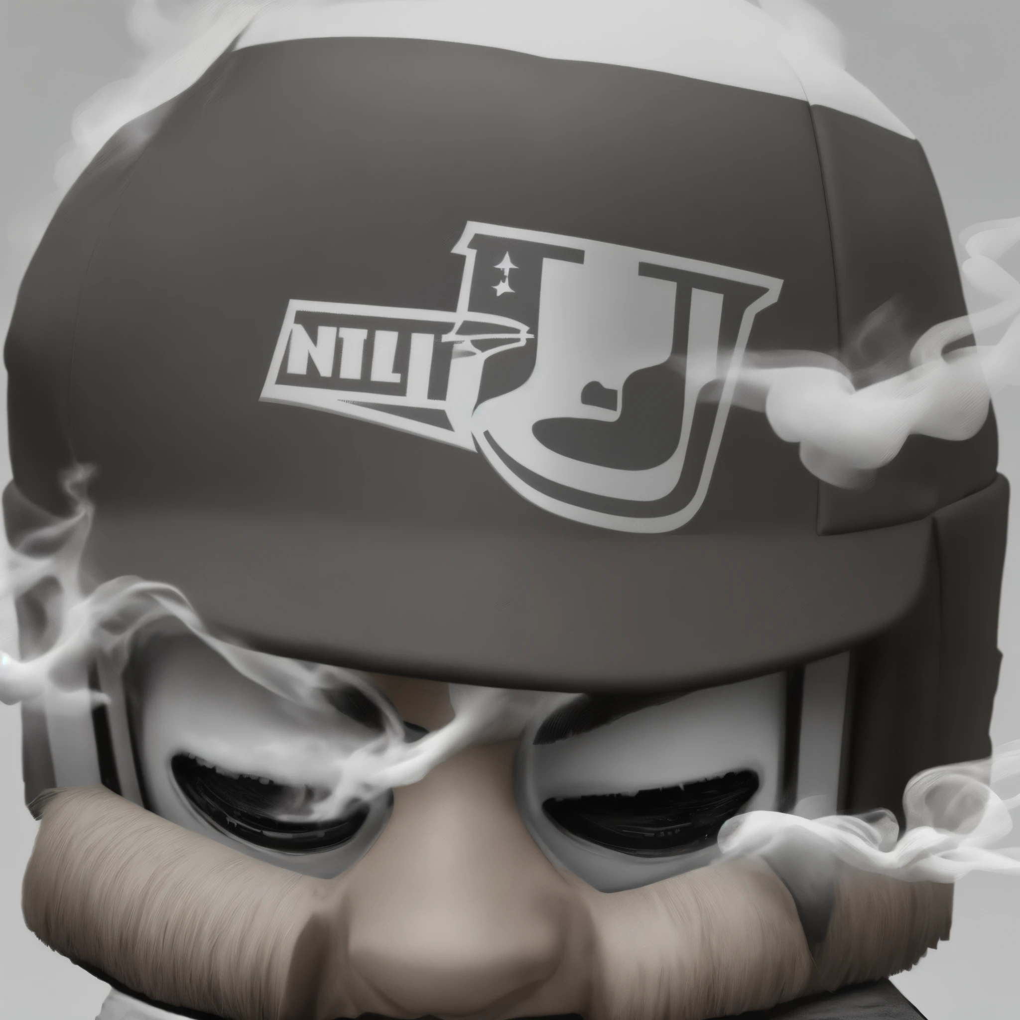 California smokers black white and grey nfl logo