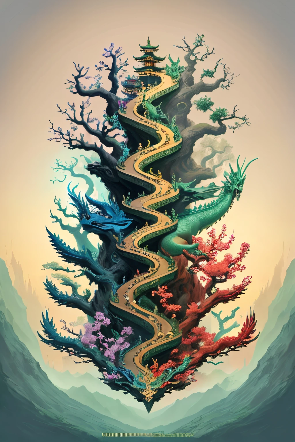 Twelve branches of Chenlong and Dragon