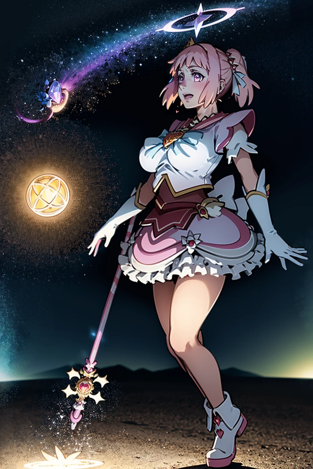masterpiece, best quality, indoors, mamikafairy, 1girl, solo, looking at viewer,, hand arms full body,boots, standing,cute,breast, curvy, female,fantasy goddess,there is a cartoon picture of a woman with a very large breast, glowing divine being, glowing holy aura, inspired by Luma Rouge, the non-binary deity of spring, ethereal rainbow nimbus, the aura goddess of fire, inspired by Mariel, glowing aura around her, astral aura, as the goddess of the sun, “uwu the prismatic person, big breast, serious, beautiful eyes, , full body, walking, long robe, long dress, ,priestess ,holy, smile, god rays, ray tracing, sparkle, cinematic lighting, UHD, retina, masterpiece, ccurate, anatomically correct, textured skin, super detail, high details, high quality, award winning, best quality, highres, 1080P, HD, 4K, thunder aura, light aura,full, snak staff,closed mouth, huge breast, curvy, bimbo,standing, happy, smiling,smile, open mouth ,holy, , god rays, ray tracing, sparkle, cinematic lighting, UHD, retina, masterpiece, ccurate, anatomically correct, textured skin, super detail, high details, high quality, award winning, best quality, highres, 1080P, HD, 4K, thunder aura, light aura,full, staff holding, determined, long sleevess, long skirt, long skirt,(highest quality,4k,8k,highres,masterpiece:1.2),ultra-detailed,(r1.37),holy magical girl,holy aura,halo,sacred light,shimmering radiance,mystical energy,heavenly glow,supernatural beauty,golden and silver tones,ethereal atmosphere,divine power,miraculous transformation,s,female protagonist,enchanted wand,magical sparkles,majestic crown,sparkling eyes and lips,sacred symbols,spiritual energy,celestial energy,serene expression,glowing path,holy garden of flowers,luminous patterns,peaceful surroundings,dreamy ambiance,healing light,the power of love,celestial music,surreal scenery,magical crystals,transcendent colors,dancing lights,heavenly beings,imaginative composition,legendary adventures,supernatural companions,dazzling starlight