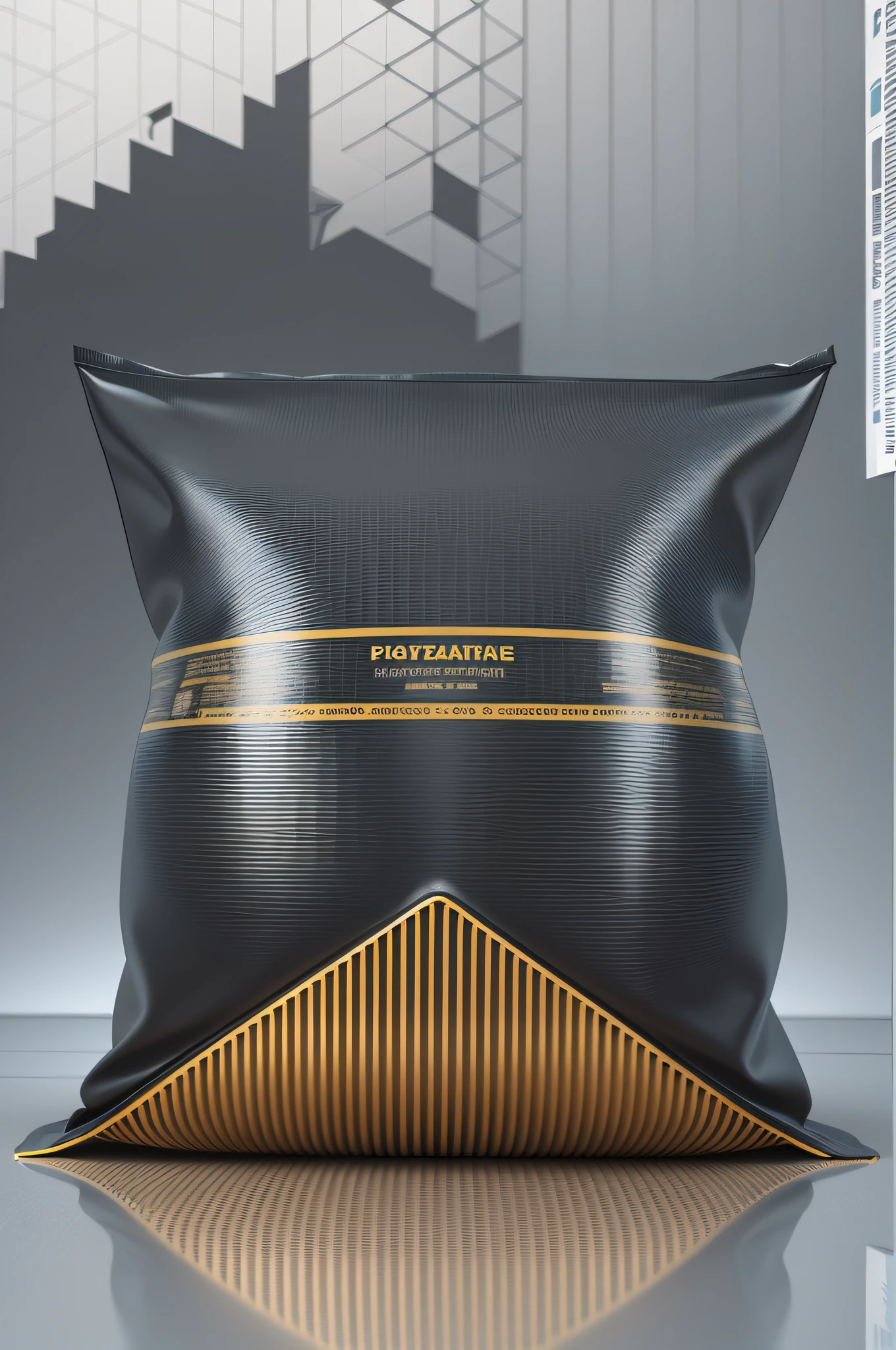 Fertilizer packaging bags, Solid, There are sides, There is a base, Suitable for general purpose type, With the color of Moranti, 。.。.。.3D, Anime style, cubismo, stereograms, hyper HD, ccurate, Textured skin, Super detail, High details, High quality, A high resolution, Best quality, 16k