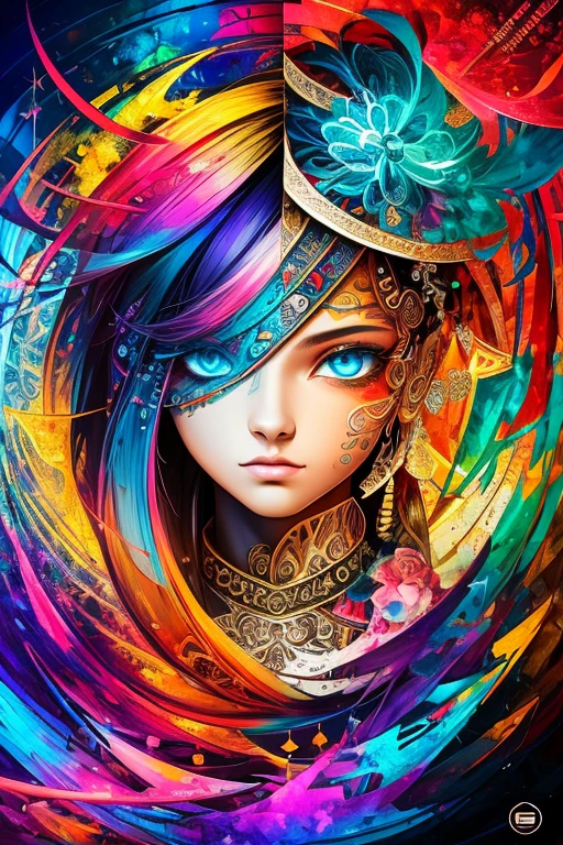 ((best quality)), ((masterpiece)), (detailed),
In a unique digital illustration,
A mesmerizing blend of art styles and visual elements comes together to create an extraordinary piece. (Mixed media fusion:1.3), (eclectic aesthetics:1.2), and (experimental techniques:1.1) are skillfully combined to push the boundaries of creativity. The illustration captivates viewers with its innovative approach and thought-provoking imagery.
Create a unique digital illustration that explores the fusion of different art styles and visual elements. Experiment with various techniques, such as mixed media, to create a visually striking composition. Embrace eclectic aesthetics and challenge conventional norms. Let your creativity shine by incorporating unexpected elements and pushing the boundaries of traditional digital art. Craft a masterpiece that captivates viewers and sparks their imagination.