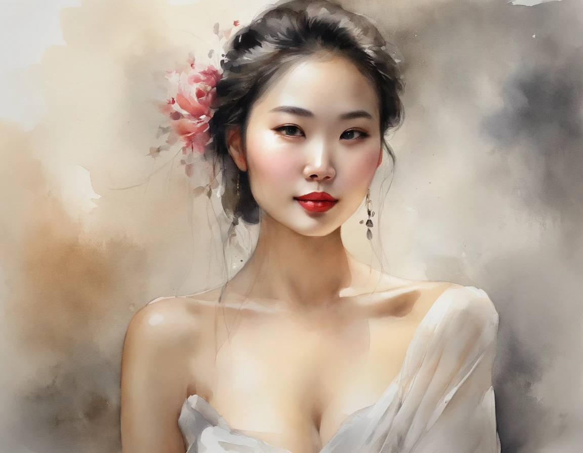 China's beautiful girl, NAKED, perfect body proportions, best quality, masterpiece, ultra high resolution, (photorealistic:1.4), raw photo, radiant skin, BRIGHT BODY, dramatic lighting, full body, big breasts, exposed breasts ,