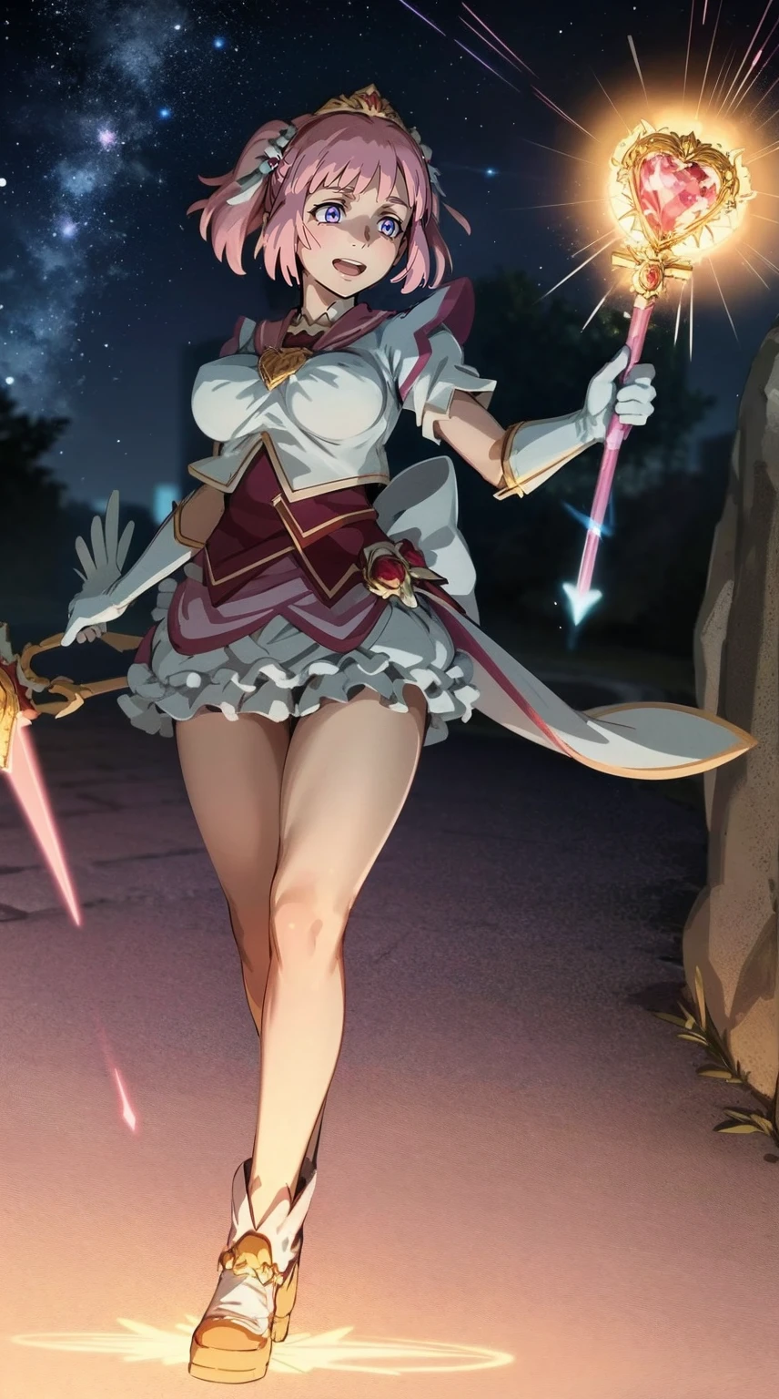 score_9, score_8_up, score_7_up, score_6_up, source anime, feh_seoreh_pnxl, fire emblem heroes, est, 1girl, solo, boots, thighhighs, thigh boots, armor, gloves, short hair, pink hair, ,whorled clouds, night sky, dappled moonlight, depth of field <lora:fire_emblem_heroes_pony:1>, <lora:Calmlike V3.457:1> calmfd