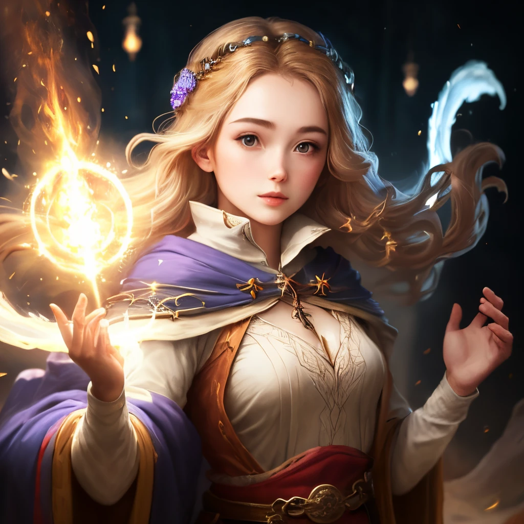 girl with　graceful　the Wise　sorcerer