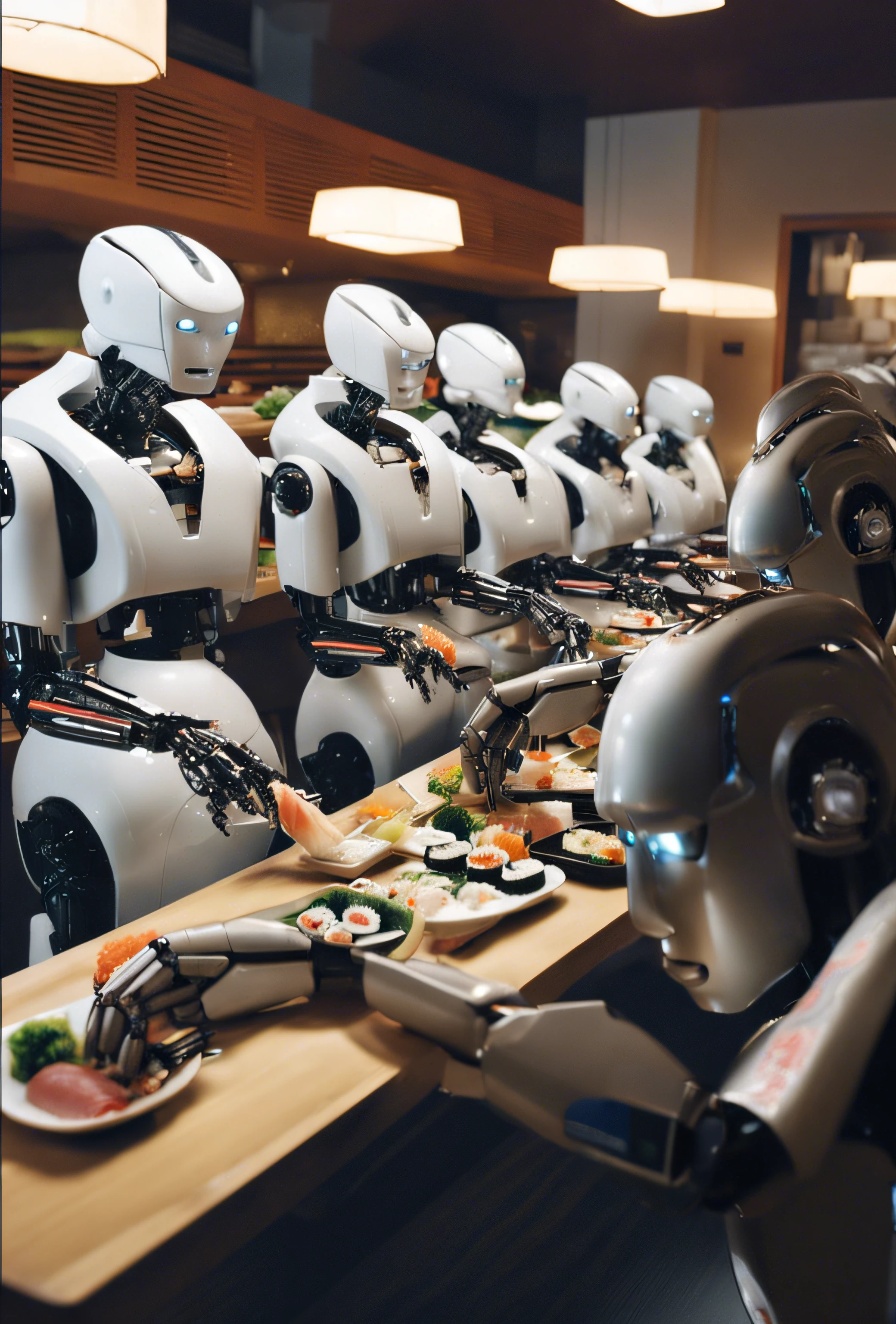 Have a robotic post-apocalyptic dinner