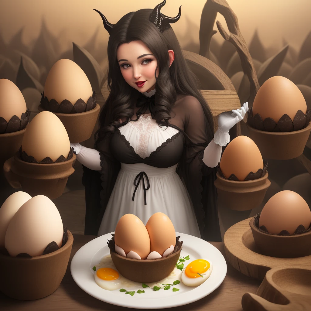 I whispered in the devil’s ear, “ I love your eggs.”