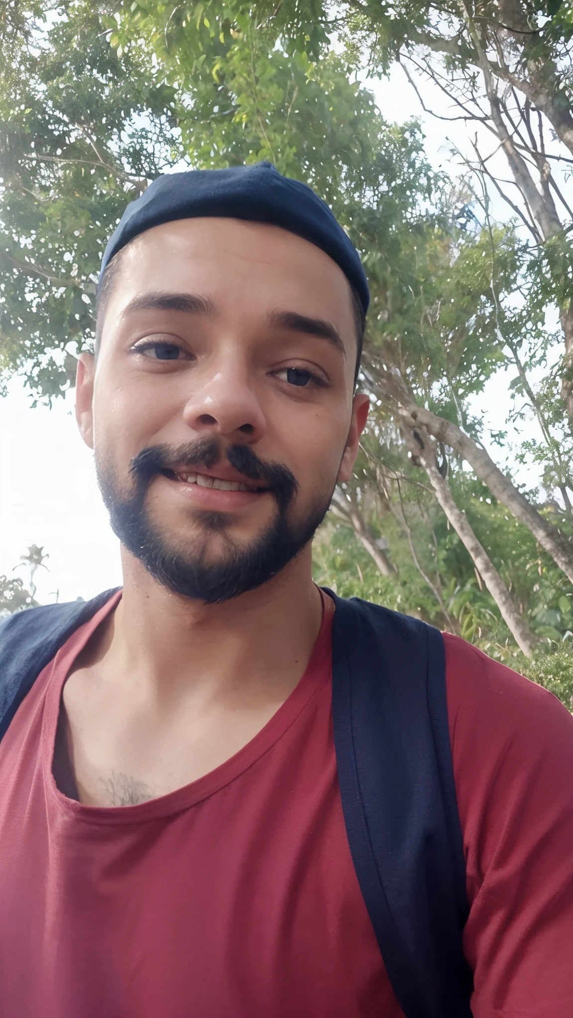A happy cute boy standing short hair with dark blue cap , vestindo uma camisa azul , , fundo branco, barnet, Tom, Estilo Pixar, ......3d, desenhos animados, rosto detalhado, asymmetrical 16k