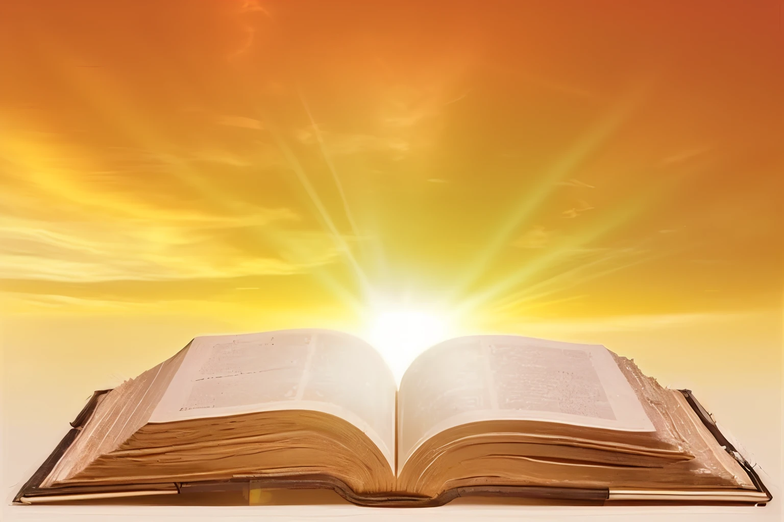 biblia aberta com luz
