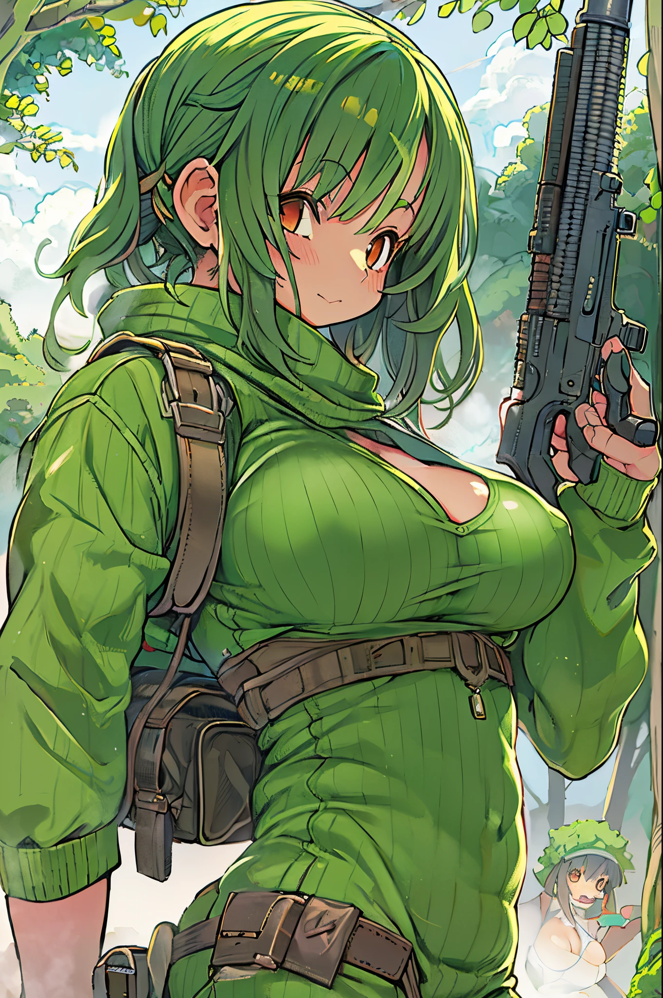 (army from above on a cliff in front of a giantess breasts and face: 1.3), (crowds of people on a cliff in front of a giantess looking down on them), all fours, (:3), (nipples), big thighs, closeup breasts and face, mountains, cliffs, hills, (long landscape: 1.2), (from below view: 1.2), (very skinny: 1.2), big , (dungeon: 1.2), (tall mature: 1.1), (army from sky view: 1.2), (foreshortening: 1.3), (closeup view), long landscape, on knees, (closeup body from a below view angle: 1.2), view from below, from below, (closeup breasts and face: 1.1), (1girl: 1.5), (closeup breasts and face: 1.2), very cute cleavage, monster girl, plant clothing, (green brown and blueish hair), nipples, vagina