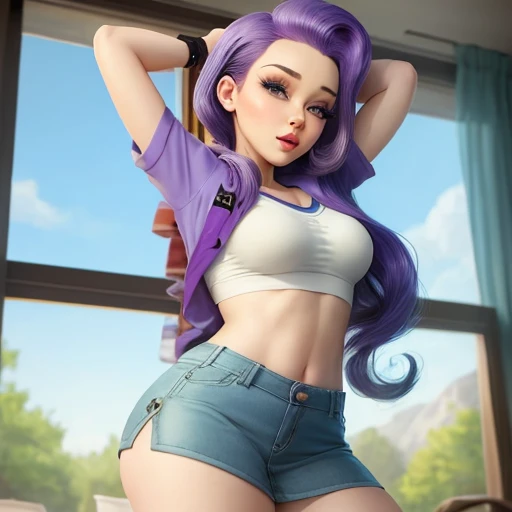 Rarity sexy mini skirt mlp pantys