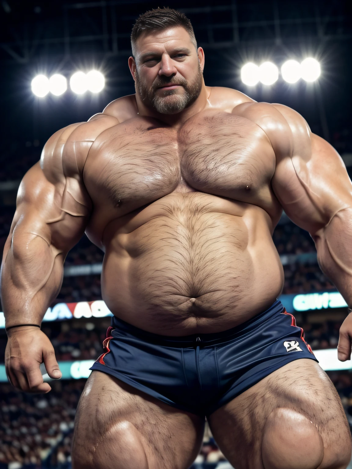 cute white people, short-hair, thick arm muscles, thick leg muscles, bbw, strong, fat middle aged man, FULL BODYSHOT、rugby player、Muscular、man、Men、fade cut(Fade Cut)
