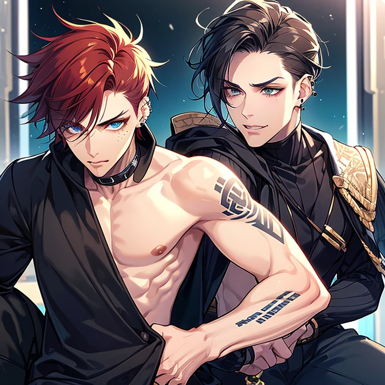 There are two 17-year-old boys dressed in school uniforms, they are fighting and one rips out the other's heart.