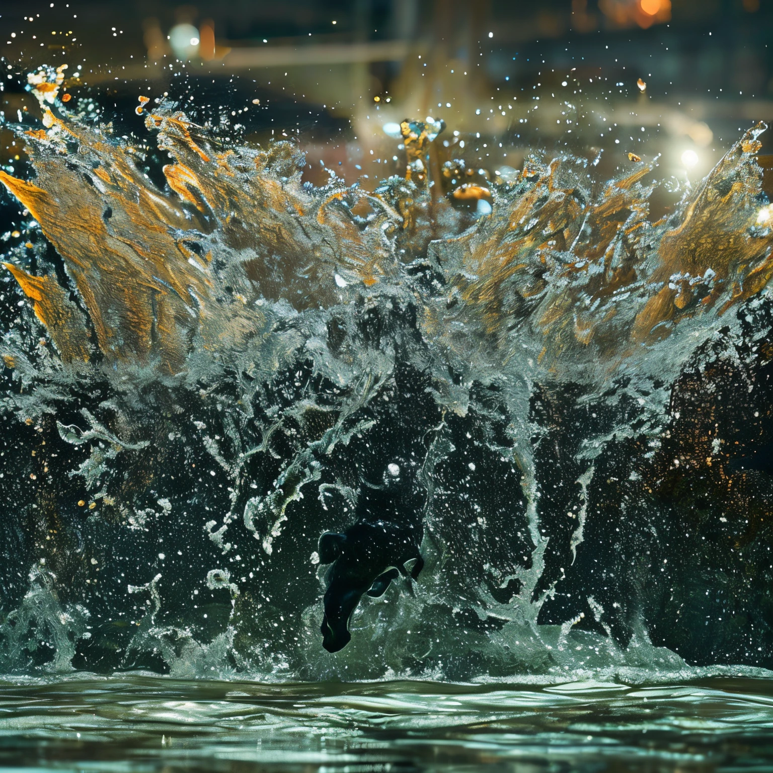 Cinematic RAW photo,ultra real photo,Ultra photo realsisim,Digital SLR,Soft lighting,Photo of fresh beef falling into the water、drippy、Splash clear liquid、water bloom,dynamic compositions,(Master parts) (Best quality) (A detailed) (Cinematic lighting) (foco nítido) (复杂), Master parts, Best quality, 超高分辨率, 8K UHD