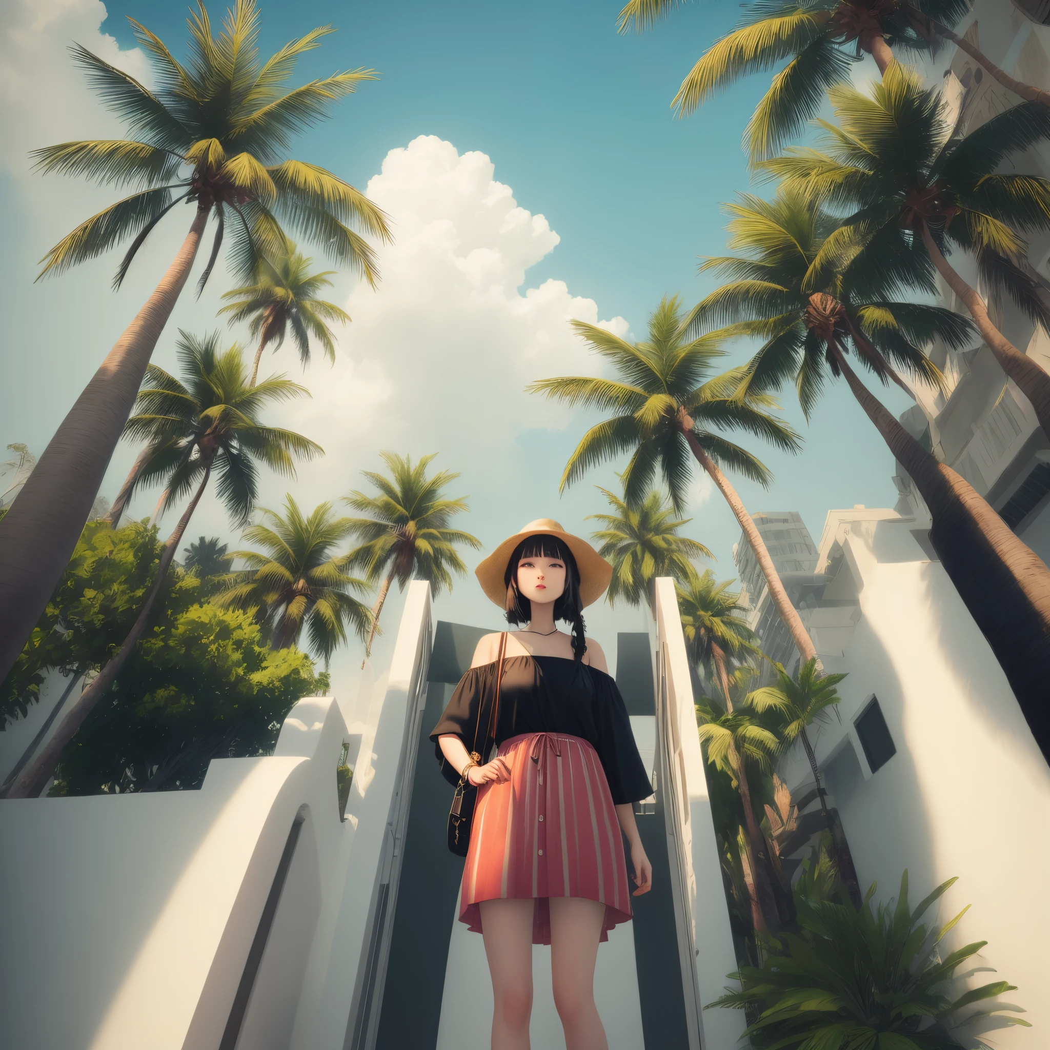 Palm trees