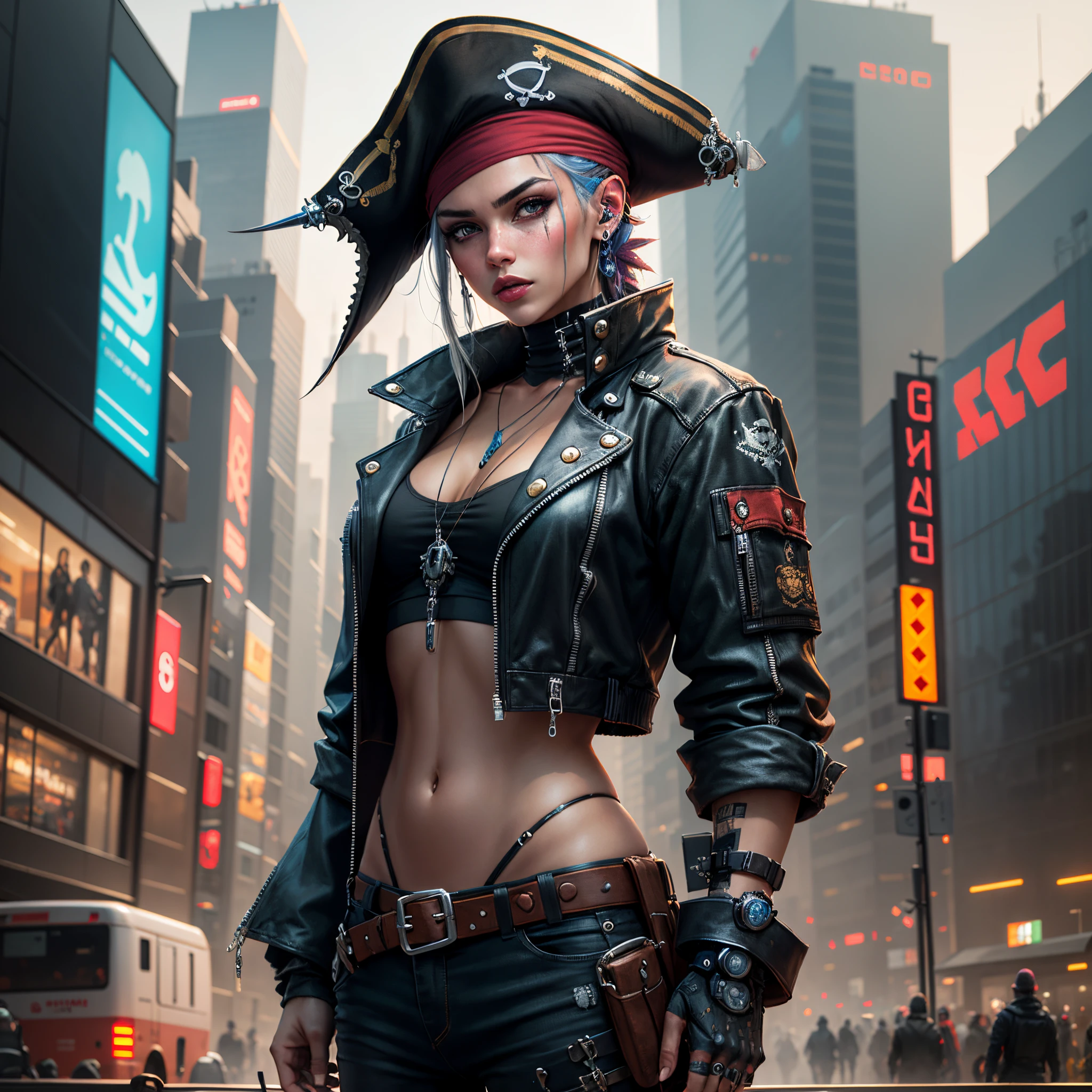 Cyberpunk pirate