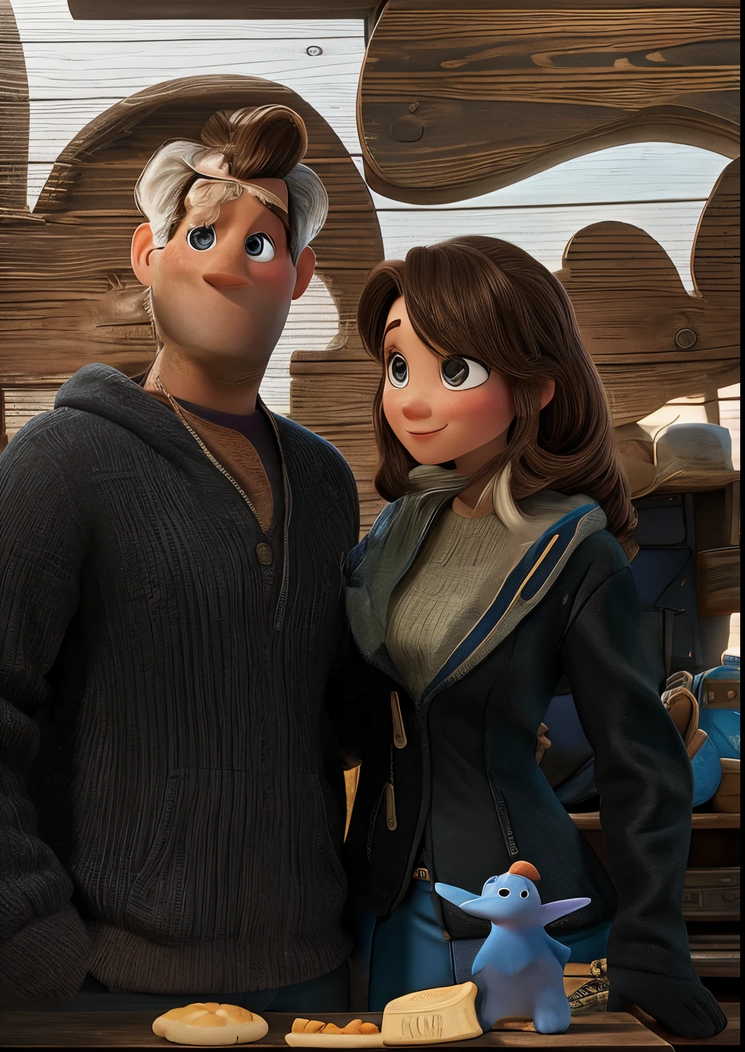 Disney pixar couple.