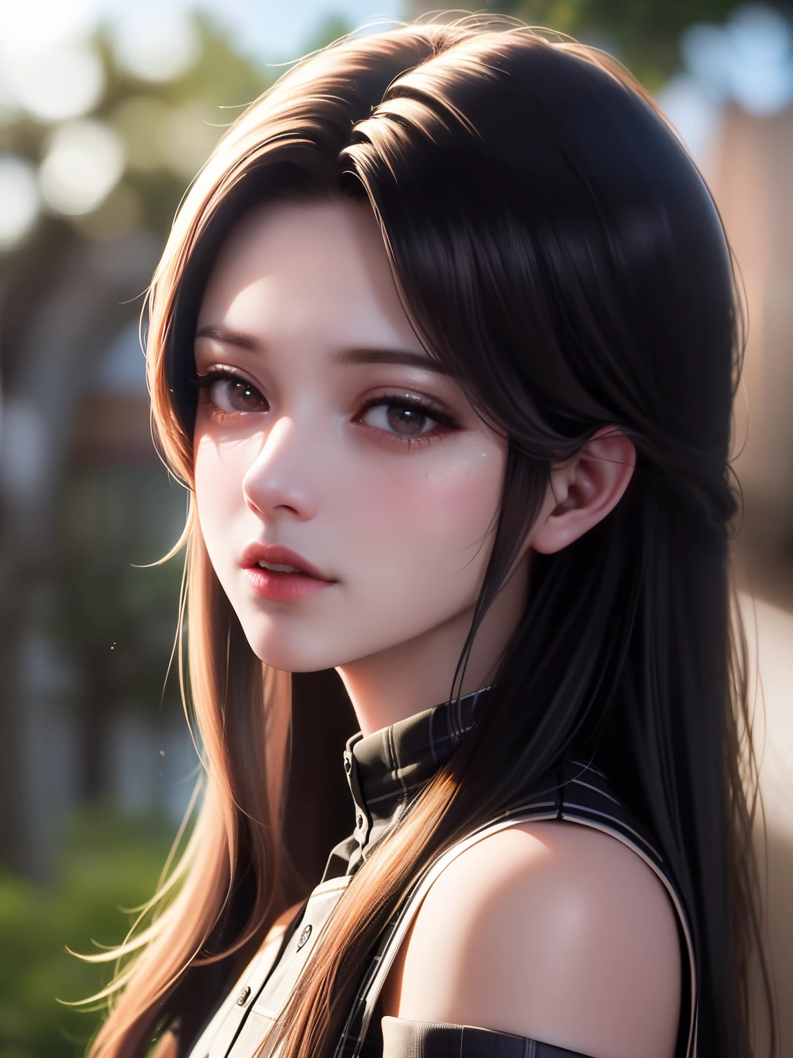 (best quality,ultra-detailed:1.2),(realistic,photorealistic,photo-realistic:1.37),(HDR,UHD),(sharp focus,physically-based rendering),(highres,masterpiece:1.2),(portrait,lamia,snake woman hybrid),(landscape)
The prompt represents a masterpiece artwork with ultra-detailed features and a photorealistic quality. The image is in high resolution, showcasing sharp focus and physically-based rendering techniques. The main subject is a portrait of a woman, who possesses truly long black straight hair that flows elegantly. She is a unique creature, a Lamia, known for her enchanting beauty and seductive nature. The woman has a captivating presence, as she is a hybrid of a woman and a snake, with a pink snake tail gracefully coiling around her. The artwork showcases both the enchanting glamor of a beautiful woman and the mesmerizing allure of a half-human, half-snake creature. The scene is set against a captivating landscape, enhancing the overall ambiance of the artwork.