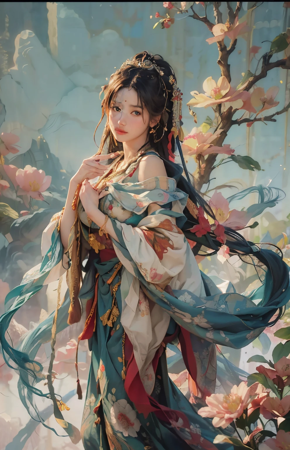liuyifei, 1girl, hanfu, best quality, masterpiece,