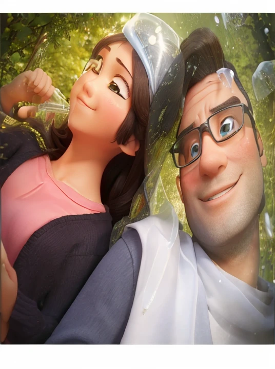3D, lovely, background clear