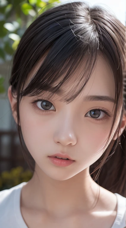 cute little(年轻:1.5)of a 1girl、skin gloss、Rembrandt lighting、Super high quality photos、Raw photography、beautiful detailed face and eyes、(Photorealsitic:1.4)、top-quality、hight resolution、realisitic、Dinamic Light、Beautiful and delicate lips、delicate finger、Detailed pupils、Real Human Skin、(ighly detailed)、(natural soft light:1.2)、​masterpiece、top-quality、 masutepiece, Best Quality, in 8K, 10 generations, Raw photo,  Endure the pain、Frightened look、is crying、Crying、I'm crying、Frightened、trembling、Solo,  Idol face, Delicate girl, Candid, Sophisticated, Thin arms, Professional Lighting,, chromatic abberation, (Eyes and faces with detailed:1.0),, ​masterpiece,独奏, ((hard )), absurderes, realisitic(faces, full bodyesbian, The skin, high-detail skin, Skin pores), (kawaii:1.35), Cuties, , Innocent eyes, teak,    、shiny pink lips、Open your lips、Upper teeth、depth of fields、outside of house、Movie Light、blurry backround、eyes focus、bokeh dof、profetional lighting、Soft light、(NSFW:1.1)、top-quality、Asuka Saito、Bodhi Subyan、Model Standing、Beautiful breasts、Beautiful legs、Normal、bare-legged、Kamimei、Torn T-shirtＴFront underwear