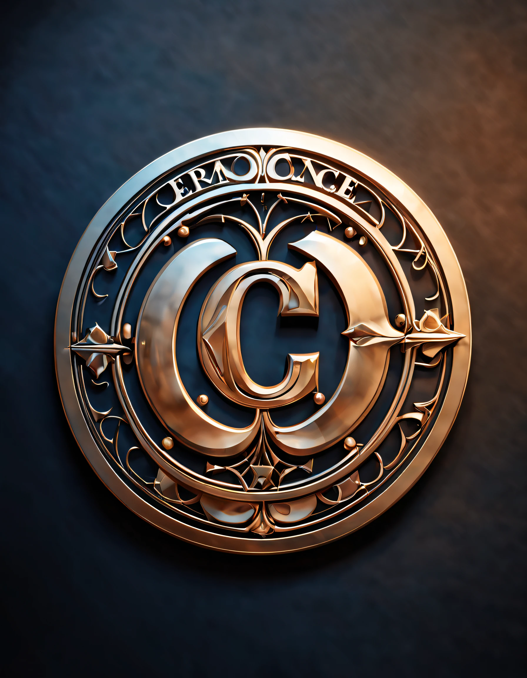 （Letter logo design c and y）， closeup cleavage, Beautifully meticulous