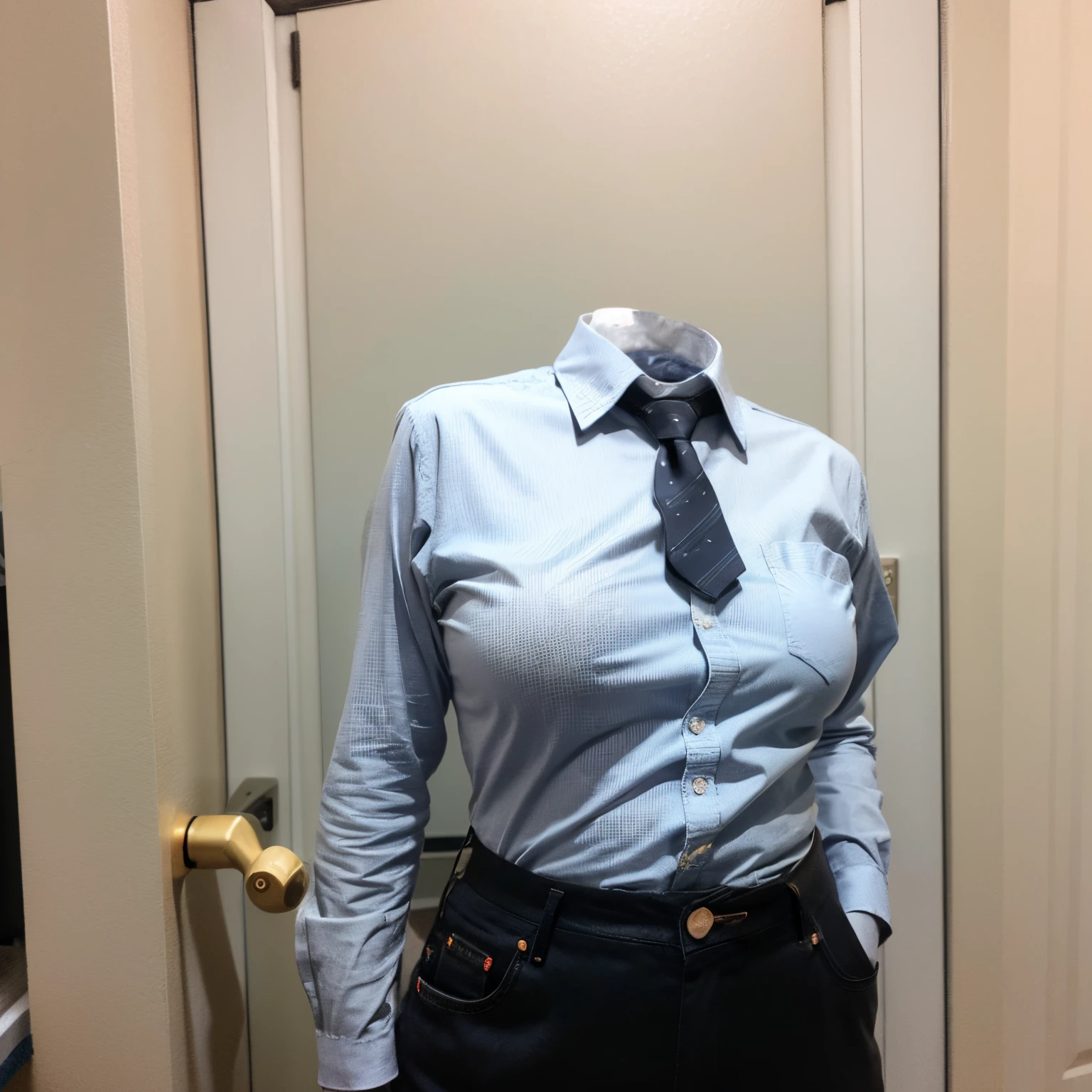(chubby, fat), school uniform, 2girls love each other, school tie, in summer, (smartphone in chest pocket), (cute pose), (invisible, no humans, headless, faceless:1.5), (cute big breasts), (close-up shot of hip), (16k, RAW photo, best quality, masterpiece:1.3), (realistic, photo-realistic:1.37), photon mapping, radiosity, ((Hasselblad photography)), physically-based rendering