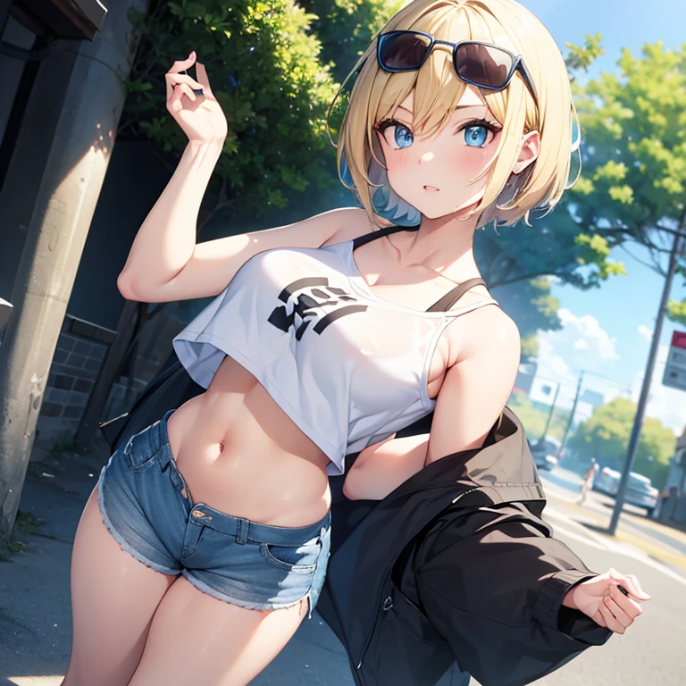 ((Top Quality, 8k, Masterpiece: 1.3)), Photoreality (1.4)), Raw Photo, Single Woman, Light Brown Hair, Bob Cut, Super Delicate Face Japan, Delicate Eyes, Double Eyelids, Light Smile, (Black Underwear with Holes: 1.2), (Big: 2), (Sitting Open Crotch: 1.5), Back Alley, (Chest Focus: 1.2), (Perspective: Chest)