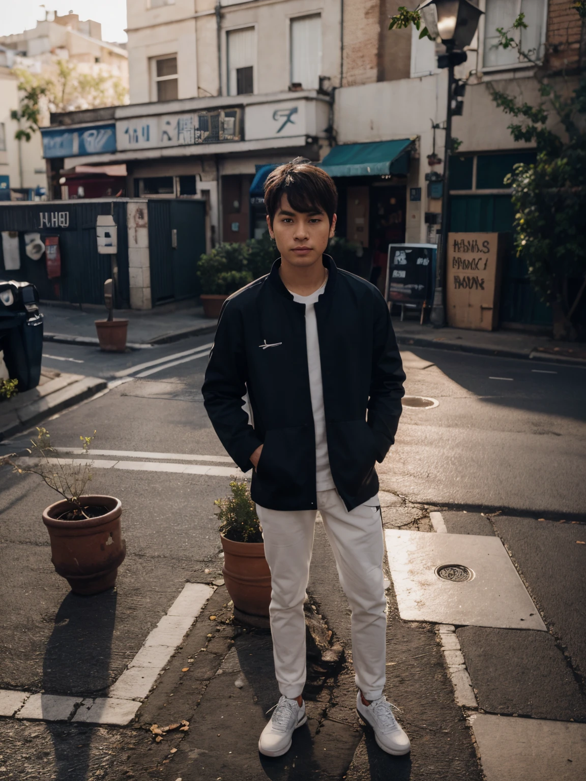 Change background and and 8k photo