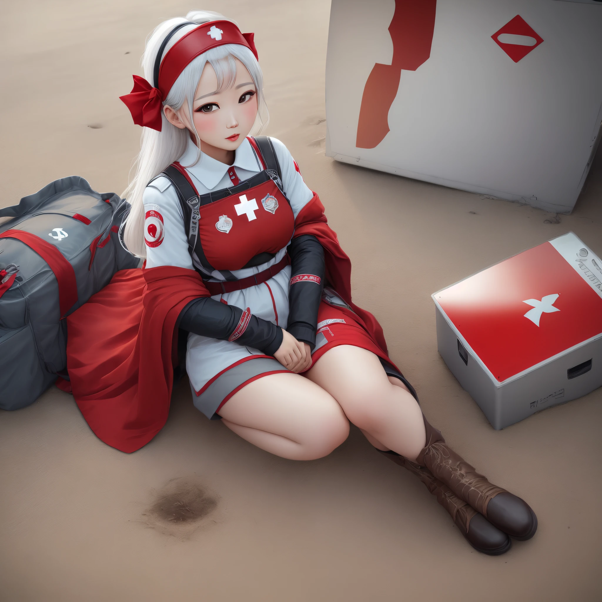 Mz with Red Crescent between it
