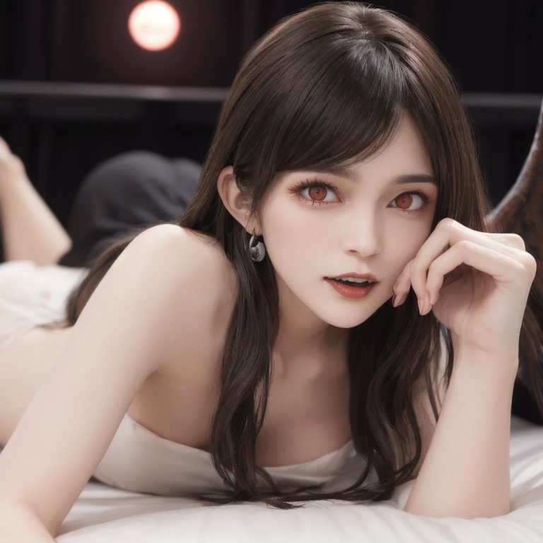 (((((Horror illustration))))), ((fantasy illustrations)), (((masuter piece))), ((dynamic ungle))、((eyes glowing red))、 ((long red tongue like a snake))), (Spirits)、(Monsters walking side by side at night)), (((Detailed background)))、(((Best Quality))), (((Best Illustration)))、 (((Best Shadow))), (((extremely delicate and beautiful)))、 (Back Light)、((Extremely delicate and beautiful)), (((a dark night)))、 ((Wind)), (Moonlight), (((Multiple Mature Female Vampires)))、 Multiple Mature Female Vampires、Multiple Mature Succubus、 with large wings like a bat,,,,,,,,,,,,,,,,,,,,,,,,,,,,,,,,,,,,,,,,,,,,,,,,,,,,,,,,,,,,,,,,,,,,,,,,,,,,,,,,,,,,,,,,,,,,,,,,,,,,,,,,,,,,,,,,,,,,,,,,,,,,,,,,,,,,,,,,,,,,,,,,,,,,,,,,,,,,,,,,,,、(Black nails)、(long claws)、(Slender face)、 Big breasts, (((Fangs grow))), ((bleeding from the eyes,,,,,,,,,,,,,,,,,,,,,,,,,,,,,,,,,,,,,,,,,,,,,,,,,,,,,,,,,,,,,,,,,,,,,,,,,,,,,,,,,,,,,,,,,,,,,,,,,,,,,,,,,,,,,,,,,,,,,,,,,,,,,,,,,,,,,,,,,,,,,,,,,,,,,,,,,,,,,,,,,)),red eyes、 ((((One person is lying on his back、The other is on top of it、French Kissing))))、 ((Black Long Hair)), (Shiny hair), (((Jewelry Pearl Red Eyes)))、 (finely detail)、 (((scornful eyes))),Big breasts、 (((Moonlight))), Abundant bloom, (((Four seasons fold々The beauty of)))、 (dead wood)、(Withered flowers})、seductiv、Mature Multiple Female Vampires、、、、、、、、、She wears black transparent suspender stockings and black high heels。Femme and move、((((Sexually provocative gaze、Entice your audience、Look at your audience with contempt))))。sexy lip。offcial art。8K Wallpaper Multiple Mature Female Vampires、the kiss、cuddling、hand on the breasts、fine panties、Beautiful exposure 、pointed Nipple、beutiful breast、二重まぶた、Sexy body、Full chest、Moisturized skin、((((BDSM、toppless))))、Strapless、Pose Seductive、a bed、Slender Leg、open one's legs、thin-waist、lie on one's side