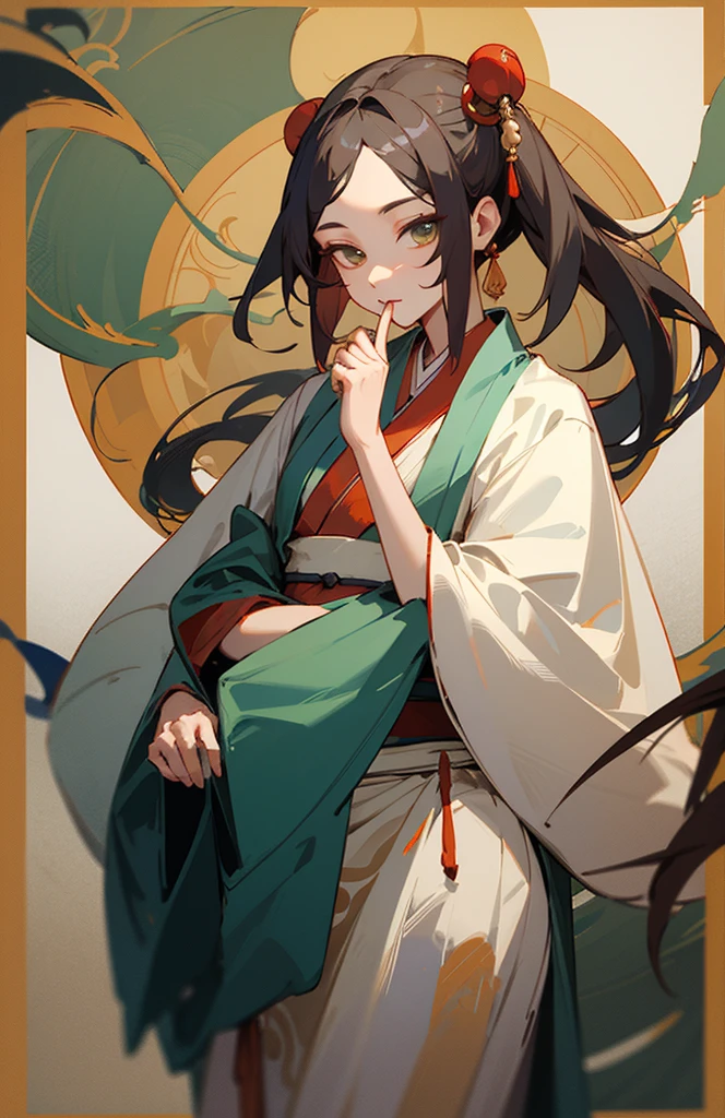 Three sets of Hanfu costumes with elements from Dunhuang murals