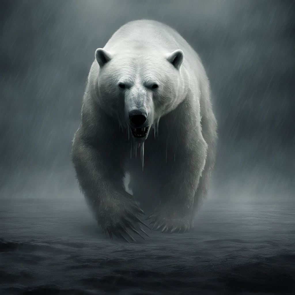 polar bear、realisitic