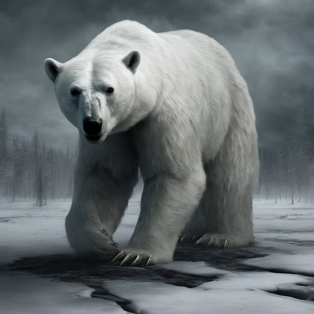 polar bear、realisitic
