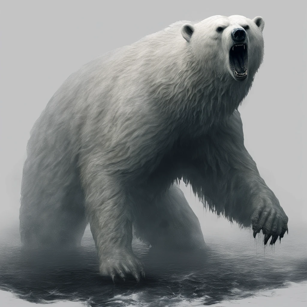 polar bear、realisitic