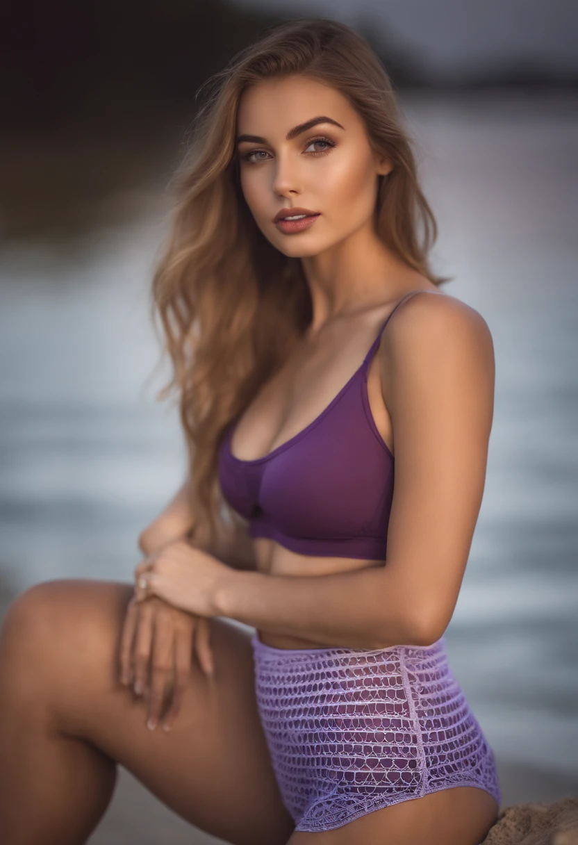 woman with matching tank top and panties, fille sexy aux yeux bleus, Portrait Sophie Mudd, Portrait de Corinna Kopf, cheveux blonds et grands yeux, Selfie d'une jeune femme,Violet Myers, ohne Maquillage, maquillage naturel, Visage avec Artgram, dezentes Maquillage, Superbe photo du corps entier, photo a la plage, underwear