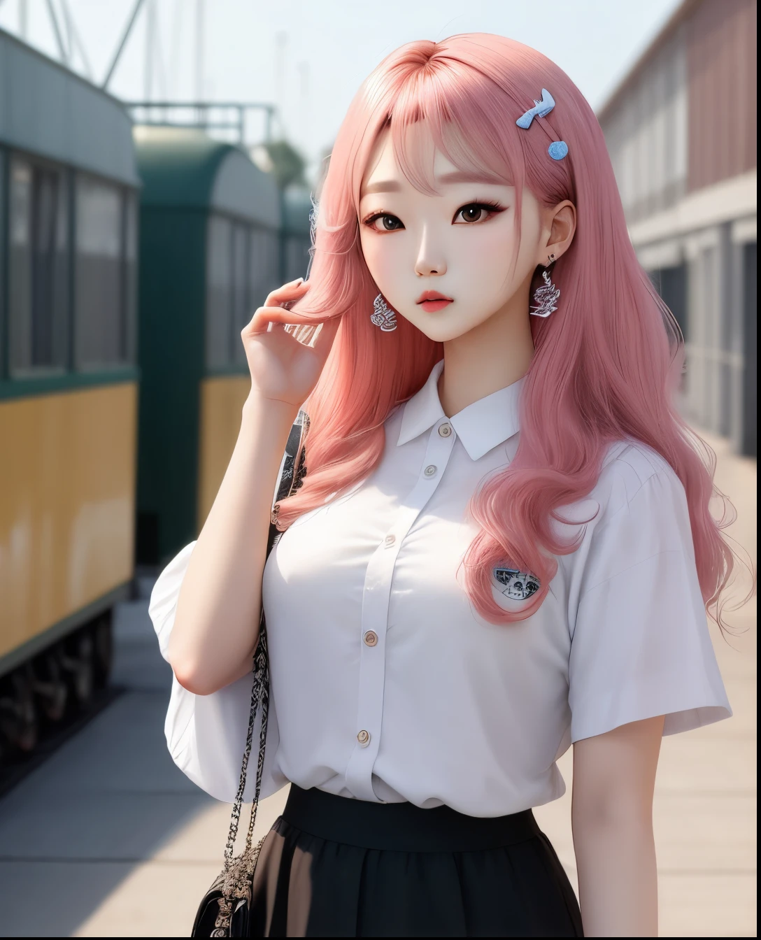 Lapillus Havn(A real-life female KPOP idol who debuted as the youngest person ever)