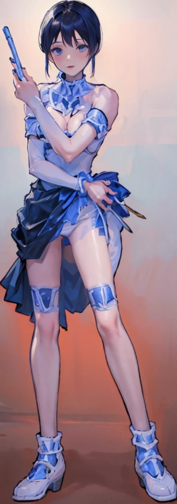 ((above shoulder,facial closeups)), Bigboobs, looking at viewert, ultra-realistic realism, Ghibli-style colors, Ghibli-style colors, japanese manga, Standing Picture, angle of view, foreshortening, foreshortening, 8K, super detailing,All women have big breasts,Endless realism, cellshading,,character sheets, reference sheet, Standing Picture, 8K, super detailing, 1080p, Women HD,femele, 16k, A high resolution, Best quality at best, high high quality, Anatomically correct, tmasterpiece, Acura, hyper HD,as elegant as a swan,unreal-engine, Ghibli-style colors, japanese manga, Standing Picture, angle of view,battle armor,ssee-through,Lace skirt,blue long hair,eBlue eyes,Sexy big breasts,Transparent tulle clothes