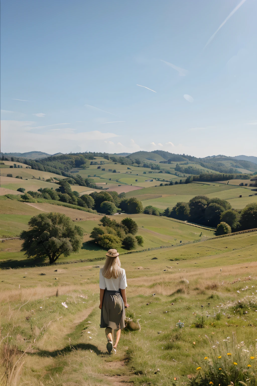 Photo of blonde girl 22 yo 165 height Amongst rolling hills and rustic landscapes, nissachan finds tranquility in the simplicity of nature. She takes a moment to breathe in the fresh air, finding clarity in the open spaces as she continues on her journey.
