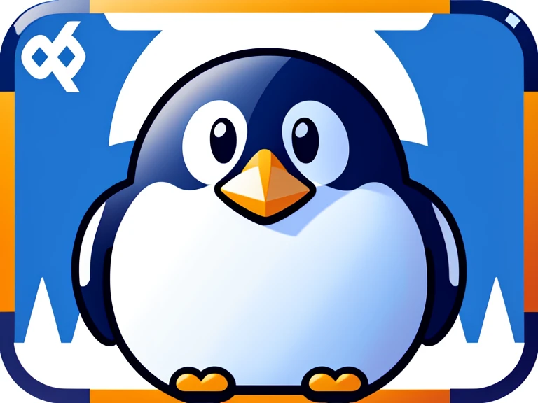penguin icon, icon gaming, mignon, logo Twitch