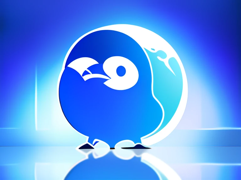Icône gaming avec un penguin, logo Twitch
