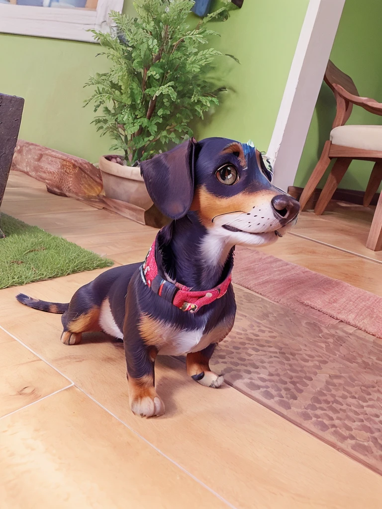 "Produces ultra-high-resolution images of chic miniature Dachshund dogs, In Classic Cat Poses. Advanced macro photography techniques are used to bring out the intricate details of the miniature Dachshund dog's coat, mustache, e olhos expressivos. exposure."

Place the camera at eye level with the miniature dachshund dog to create an intimate connection between the viewer and the subject of the miniature dachshund dog. Implemente uma abertura ampla para criar uma profundidade de campo rasa, making the miniature dachshund dog stand out clearly against a softly blurred background.

Enhance lighting to highlight the textures and contours of your miniature dachshund dog's body, e use software para remover sombras duras e criar uma atmosfera aconchegante.

Pick up the Miniature Dachshund dog in a relaxed position, mas equilibrado, Showing Flexibility and Grace. Tente capturar momentos de movimento natural, alongamento, Grooming, etc. to convey an authentic feeling.

We implement post-processing techniques that improve image clarity, Contraste, and color balance, Preserving Every Aspect of Your Miniature Dachshund Dog, From its intricate patterns to its intense gaze, renderizando-o em detalhes impressionantes. Coleira com o nome " Pingo "

finalmente, Capture a fleeting moment that conveys the gentle beauty and innate grace of the Miniature Dachshund and celebrates the Miniature Dachshund's unique essence of curiosity and poise. "