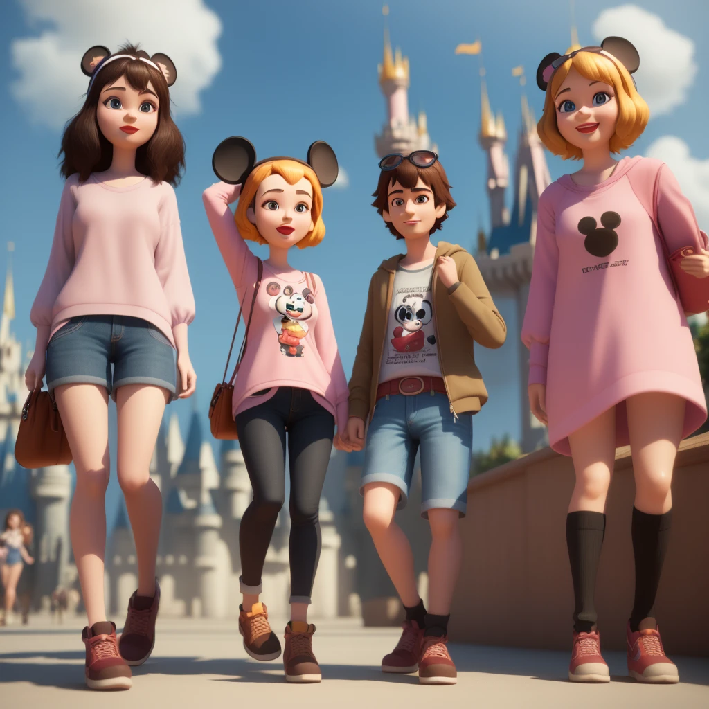 Disney pixar  ai 3d character